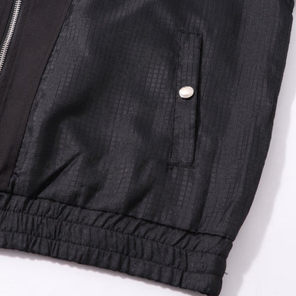 260917 New high-quality woven zipper sports jacket