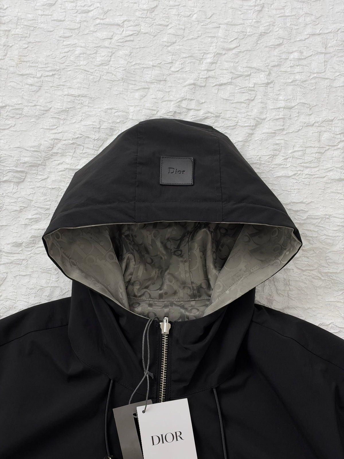 260928 New high-quality casual full-print jacquard double-sided wearable hooded jacket