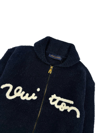 260928 New high-quality towel-textured jacquard zipper hoodie coat