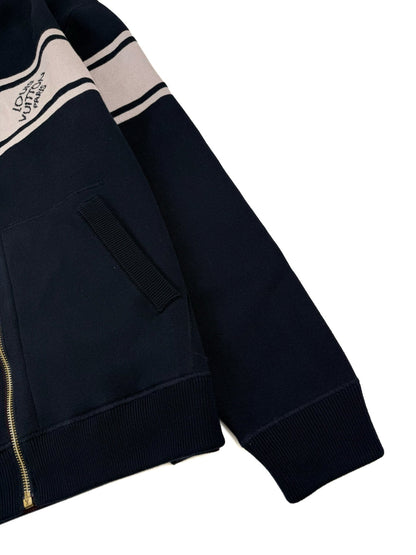 260928 New high-quality multi-color reversible long-sleeved pullover with a high collar and zipper closure