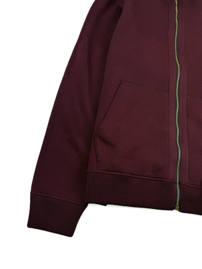 260928 New high-quality multi-color reversible long-sleeved pullover with a high collar and zipper closure