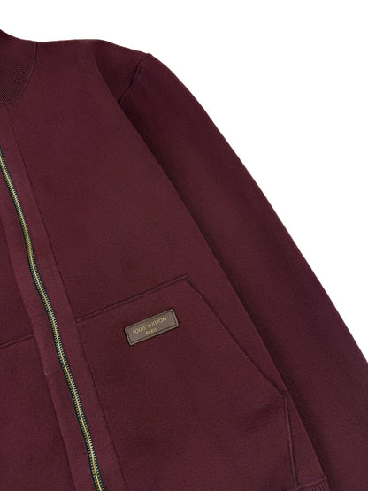 260928 New high-quality multi-color reversible long-sleeved pullover with a high collar and zipper closure