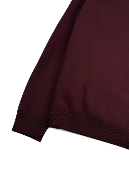 260928 New high-quality multi-color reversible long-sleeved pullover with a high collar and zipper closure