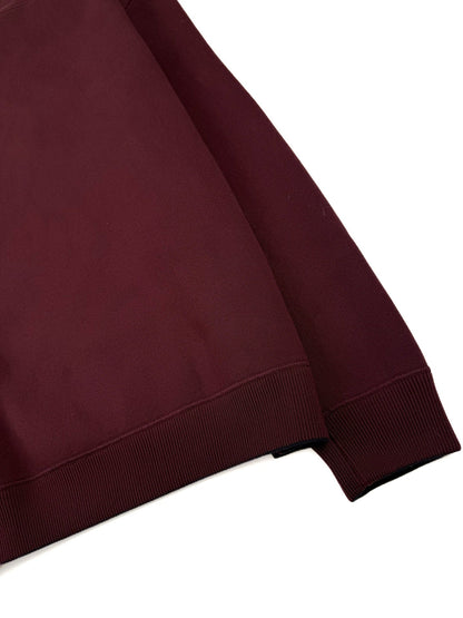 260928 New high-quality multi-color reversible long-sleeved pullover with a high collar and zipper closure