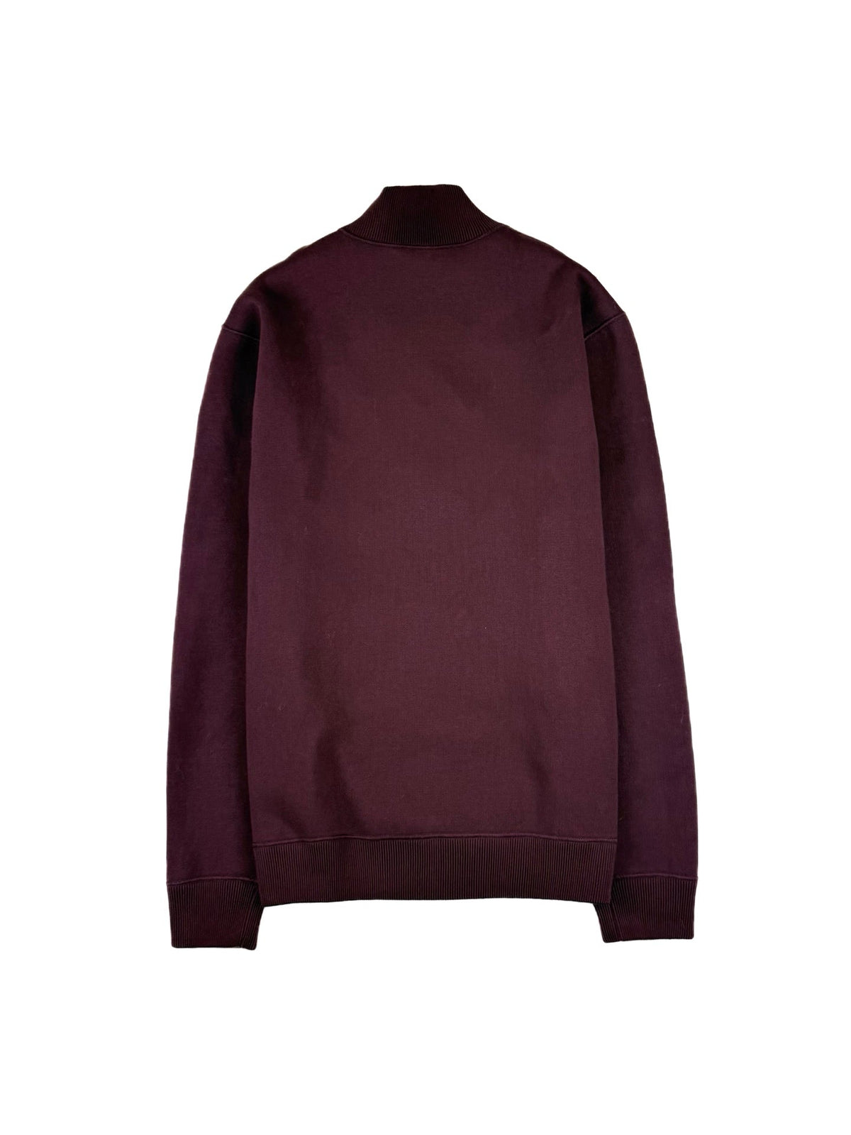 260928 New high-quality multi-color reversible long-sleeved pullover with a high collar and zipper closure