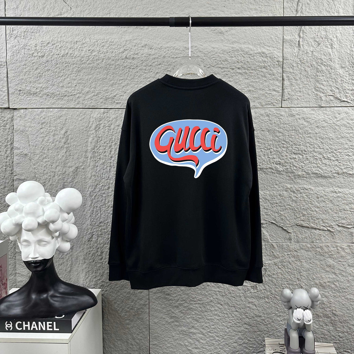 260928 New high-quality basic simple-print round-neck hoodie