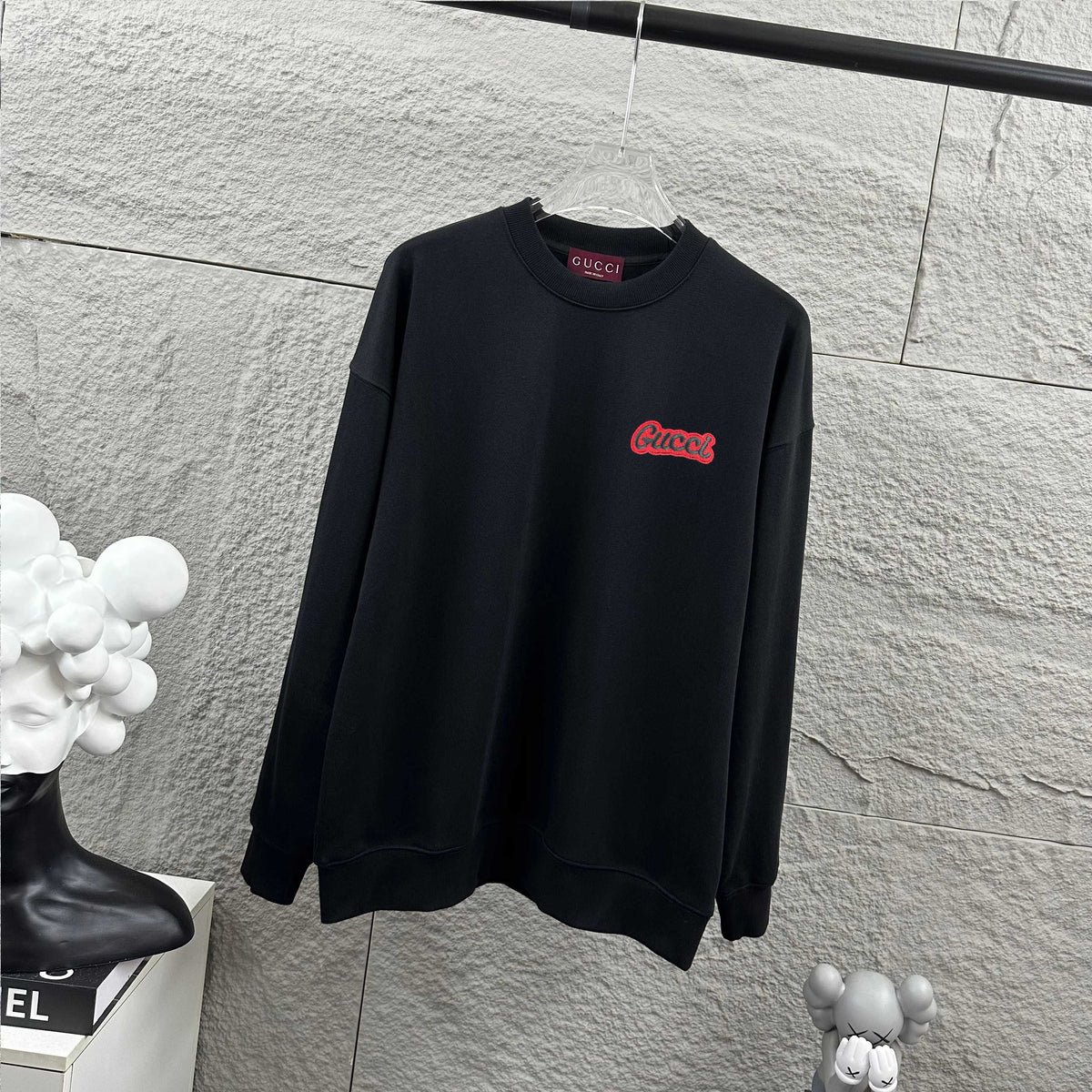 260928 New high-quality basic simple-print round-neck hoodie