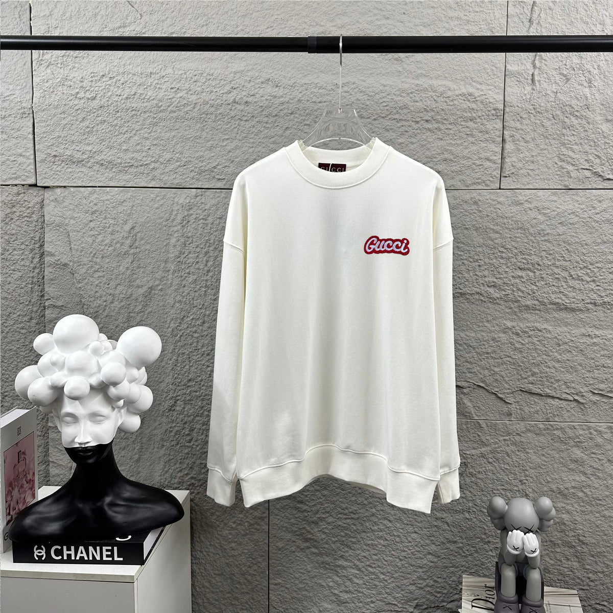 260928 New high-quality basic simple-print round-neck hoodie