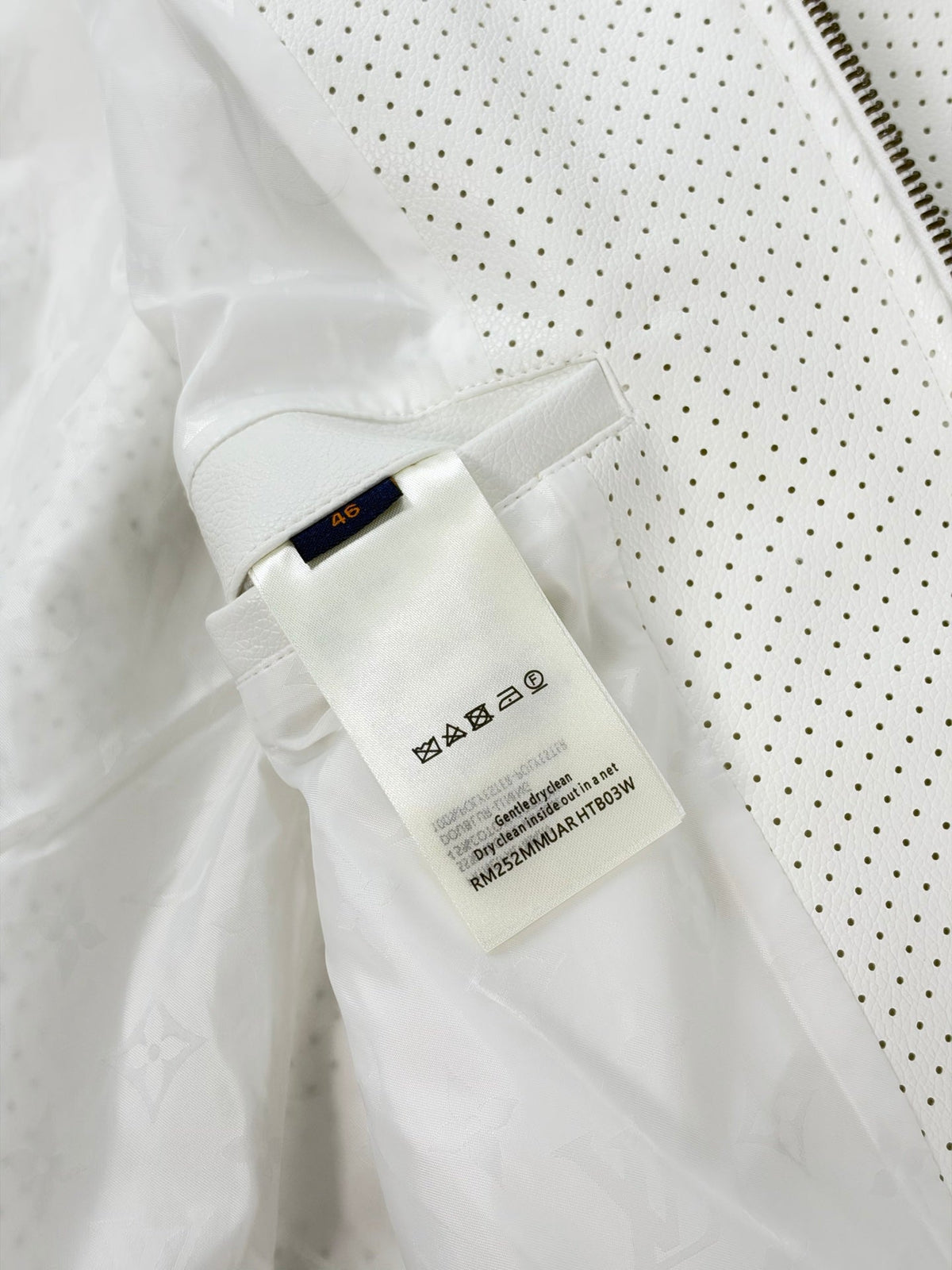 260928 New high-quality textured perforated uniform design jacket