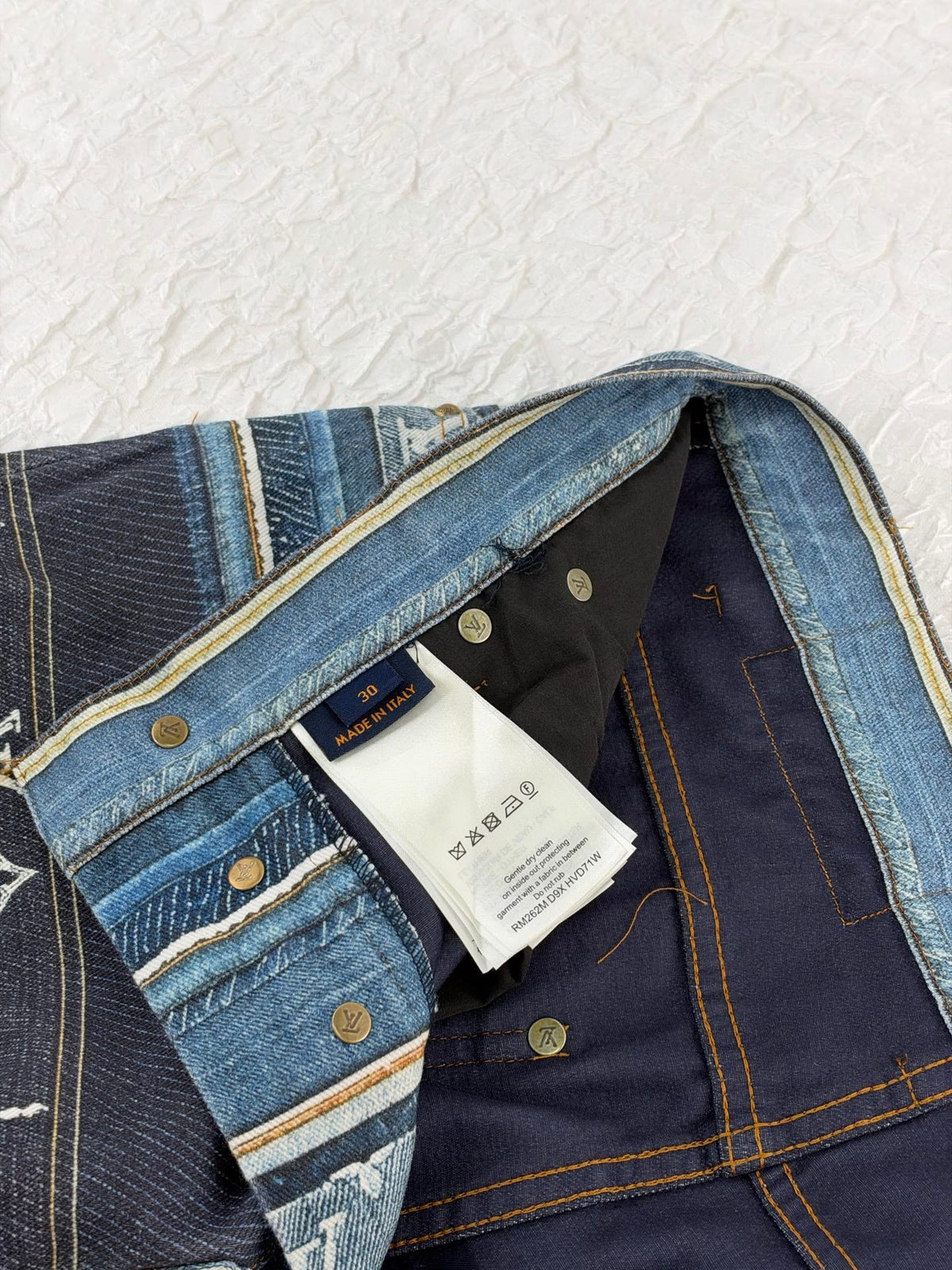 260928 New high-quality striped plaid denim shorts