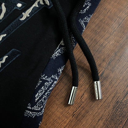 260928 New high-quality patchwork pattern casual jogging pants set