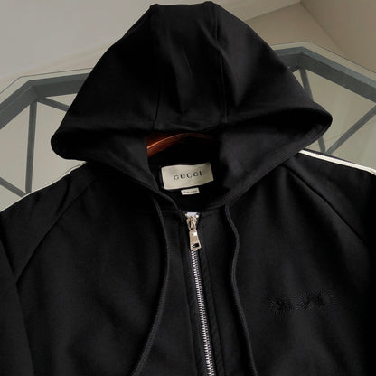 260928 New high-quality patchwork pattern casual hoodie set