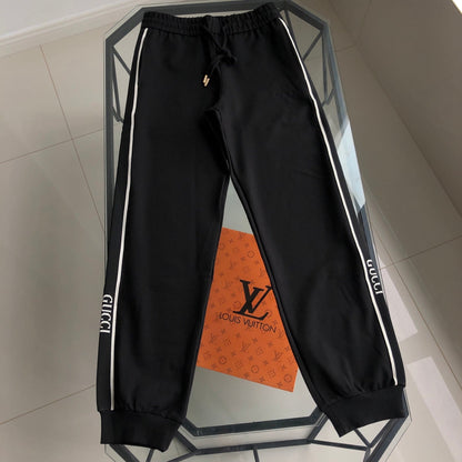 260928 New high-quality patchwork pattern casual jogging pants set