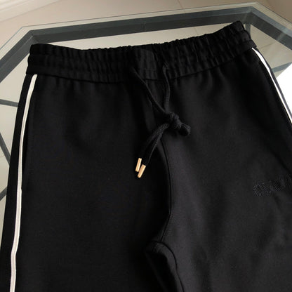 260928 New high-quality patchwork pattern casual jogging pants set