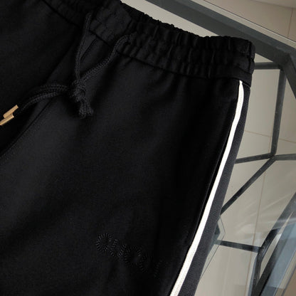 260928 New high-quality patchwork pattern casual jogging pants set