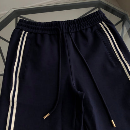 260928 New high-quality patchwork pattern casual jogging pants set