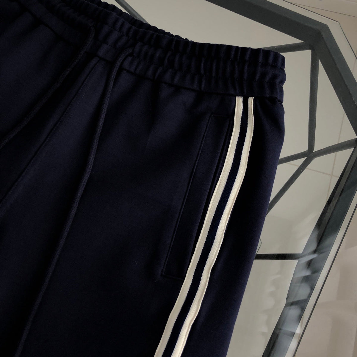 260928 New high-quality patchwork pattern casual jogging pants set