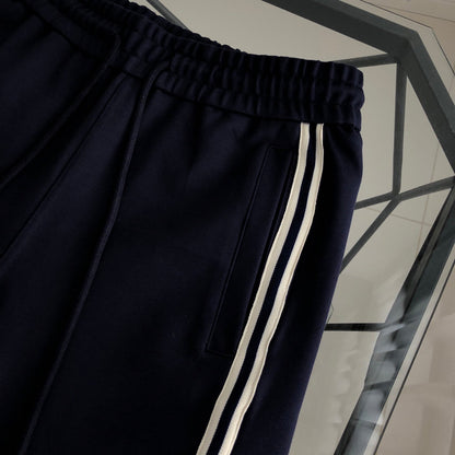 260928 New high-quality patchwork pattern casual jogging pants set
