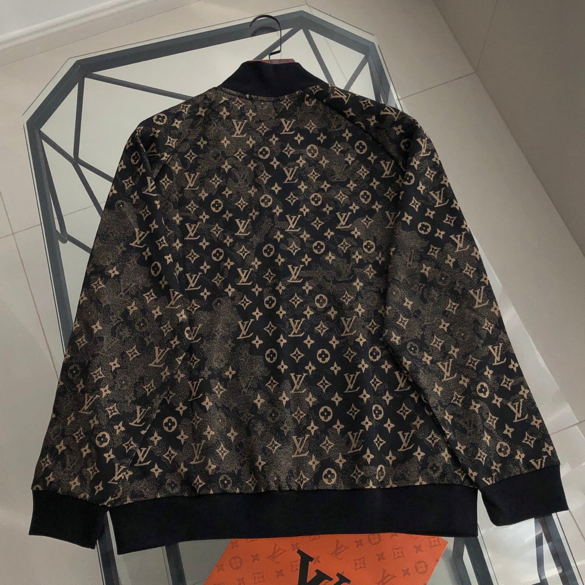 260928 New high-quality full-patterned graphic casual jacket set
