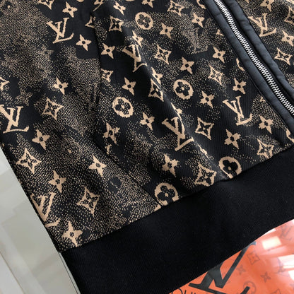 260928 New high-quality full-patterned graphic casual jacket set