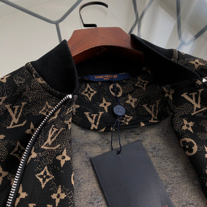 260928 New high-quality full-patterned graphic casual jacket set
