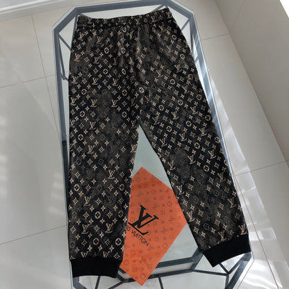 260928 New high-quality full-patterned graphic casual pants set