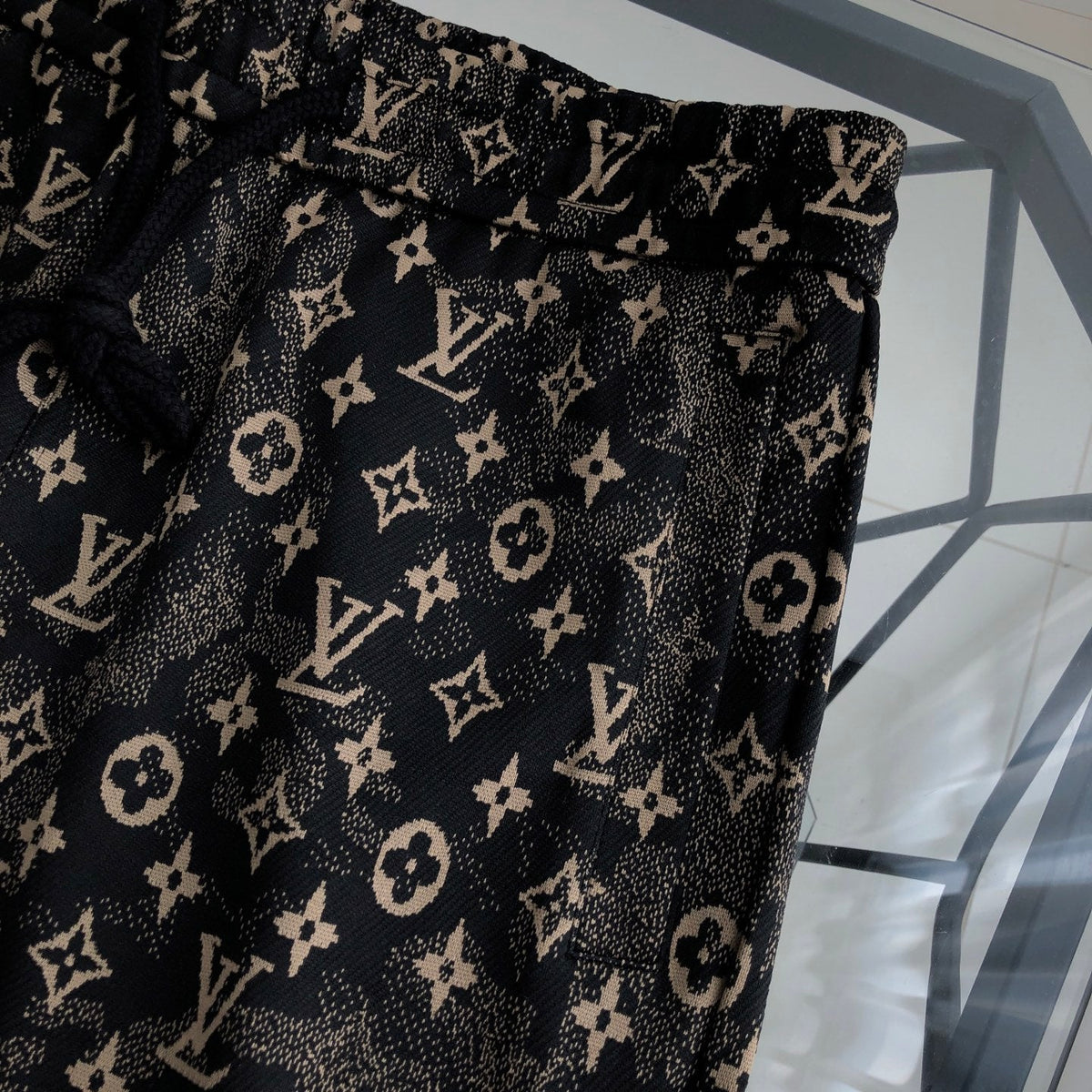 260928 New high-quality full-patterned graphic casual pants set