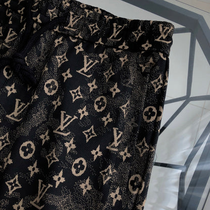 260928 New high-quality full-patterned graphic casual pants set