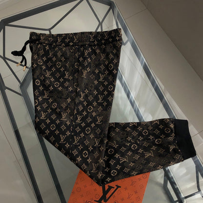 260928 New high-quality full-patterned graphic casual pants set