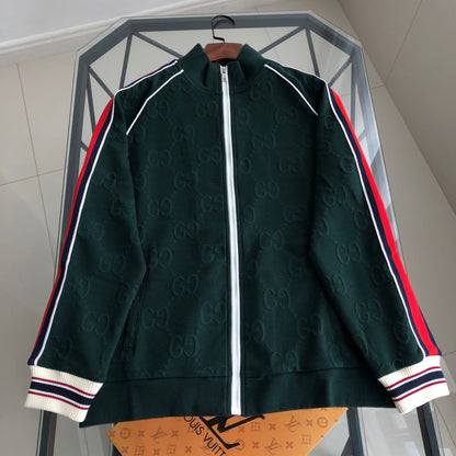 260928 New high-quality stitched fabric logo casual hooded sweatshirt set