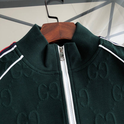 260928 New high-quality stitched fabric logo casual hooded sweatshirt set