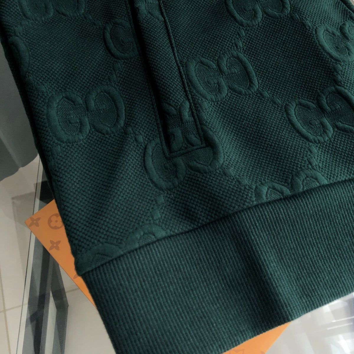260928 New high-quality stitched fabric logo casual hooded sweatshirt set