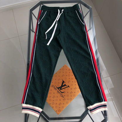 260928 New high-quality stitched fabric logo casual pants set