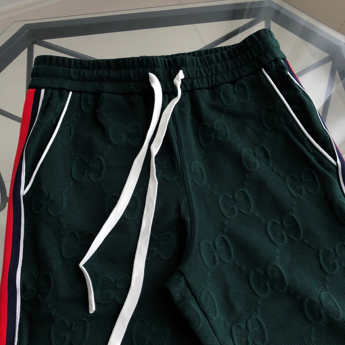 260928 New high-quality stitched fabric logo casual pants set