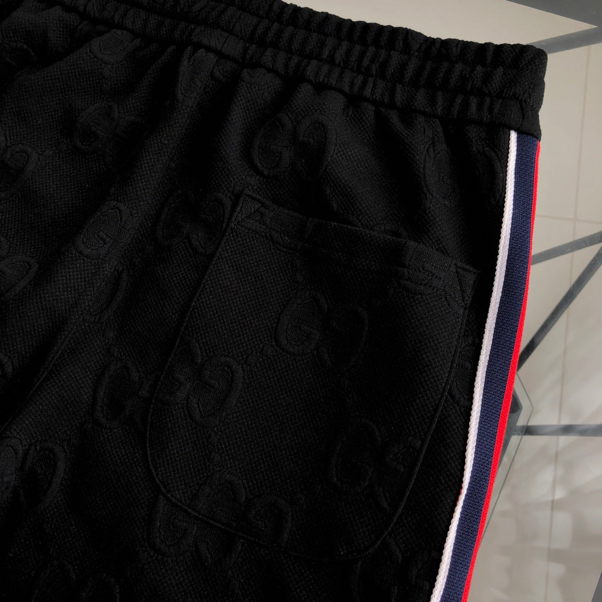 260928 New high-quality stitched fabric logo casual pants set