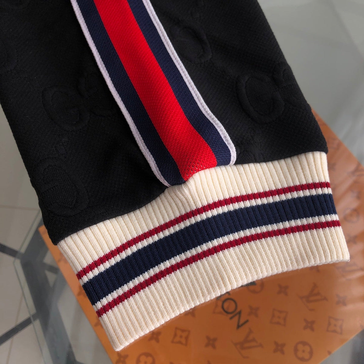 260928 New high-quality stitched fabric logo casual pants set