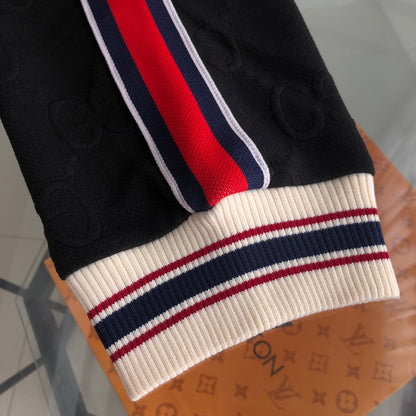 260928 New high-quality stitched fabric logo casual pants set