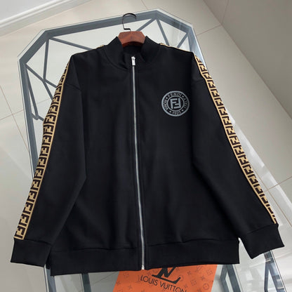 260928 New high-quality full-patterned graphic casual jacket set