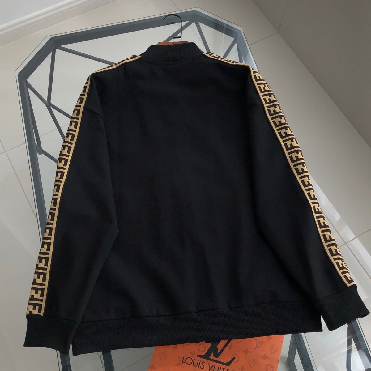 260928 New high-quality full-patterned graphic casual jacket set