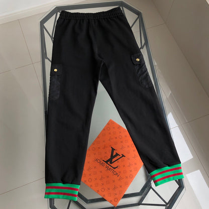 260928 New high-quality zipper pocket casual jogging pants suit