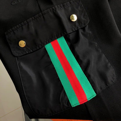 260928 New high-quality zipper pocket casual jogging pants suit