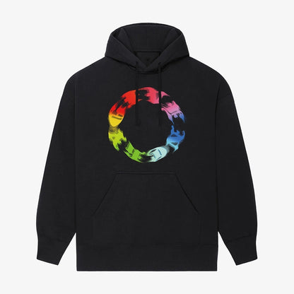 Circle Print Hoodie