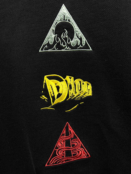 Triangle Embroidered Sweatshirt