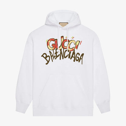 Gradient Letter Print Hoodie