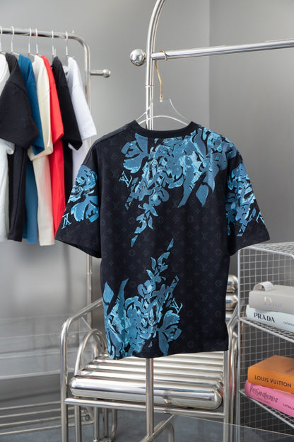 Flower Pattern Printed T-Shirt