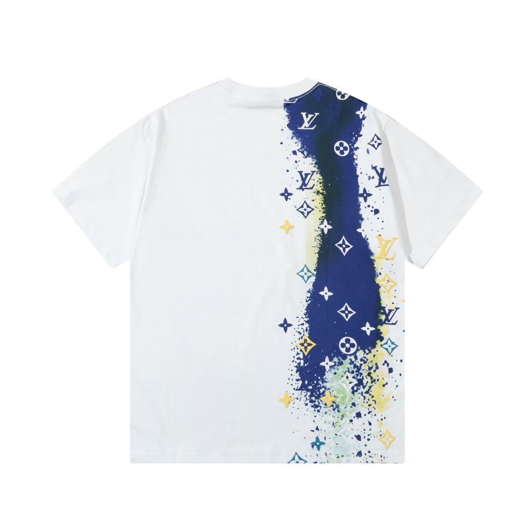 Star River Textured Printed T-Shirt