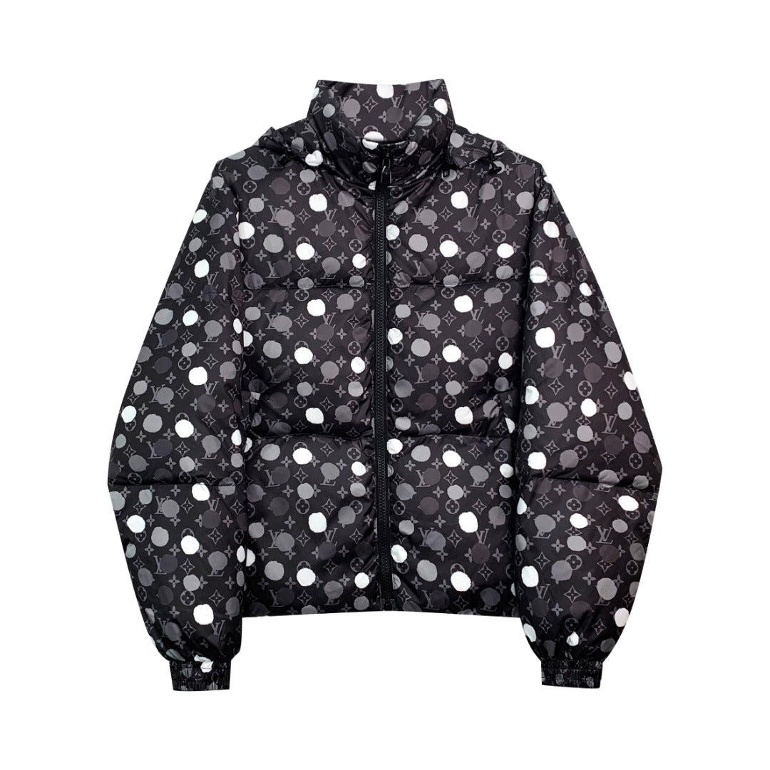 Painted Dots Down Blouson