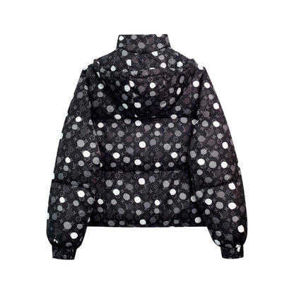 Painted Dots Down Blouson