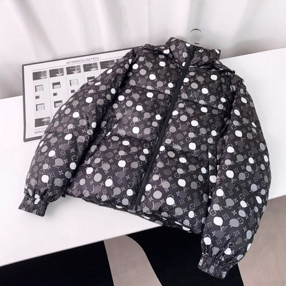 Painted Dots Down Blouson